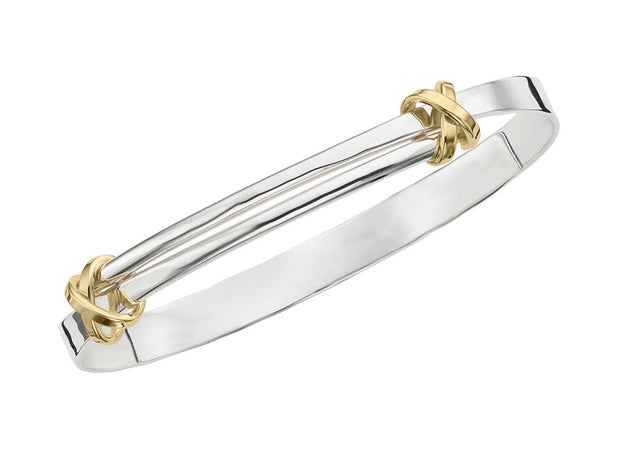 Ed Levin Kiss Bracelet Kiss Bracelet in Sterling Silver and 14k Yellow Gold