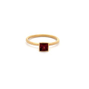 Kimberly Collins Rhodolite Garnet Ring in 18k Yellow Gold