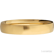 4 mm wide Domed 14K Yellow Gold band.