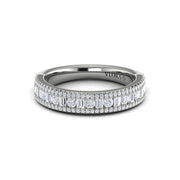 Vlora Bridal Stackable Band featuring 0.98 total carats of accent diamonds in 14k White Gold