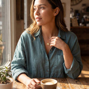 Plateau Jewelers Louver Necklace in 18k Yellow Gold. 3.78 ct.