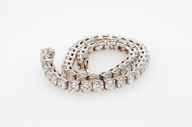Plateau Jewelers Diamond Tennis Bracelet in 14k White Gold