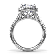 FANA Diamond Engagement Ring in 14K White Gold with 0.50ct
