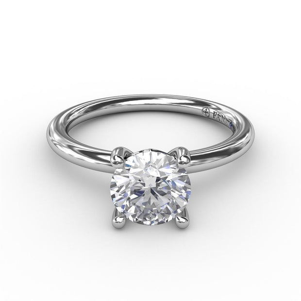 Fana Solitaire Engagement Ring With Surprise Diamond 0.02Ct
