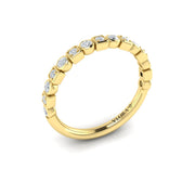 Vlora Geometrical Stacking Band in 14k Yellow Gold