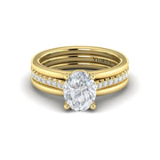 Vlora Diamond Engagement Ring in 14k Yellow Gold