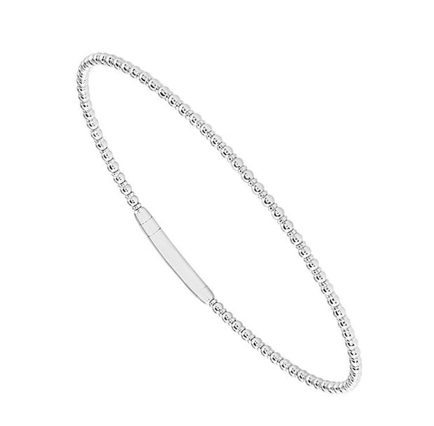 IDD Flexi Bangle in 14k Rose Gold - Available in Yellow and White Gold