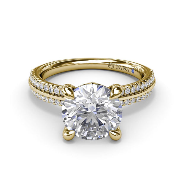 Fana Diamond Engagement Ring In 14K Yellow Gold