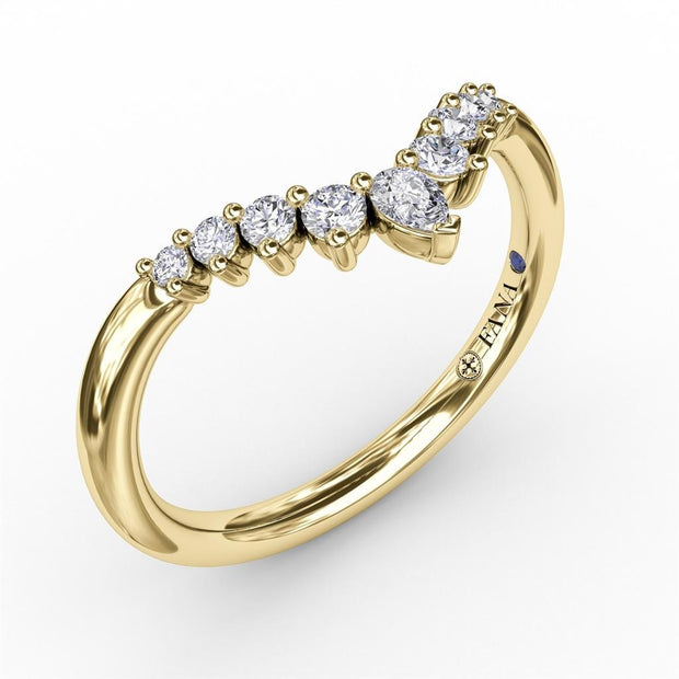 Fana 14k Yellow Gold Diamond Band .21ctw