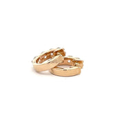 Plateau Jewelers' Diamond Hoop Earrings in 14k Yellow Gold. 1.77 ct.
