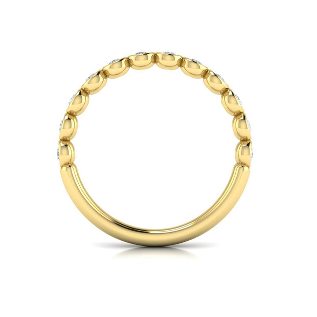 Vlora Bridal Stackable Band featuring 0.39 total carats of accent diamonds