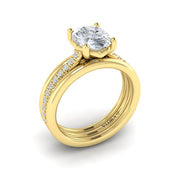 Vlora Diamond Engagement Ring in 14k Yellow Gold