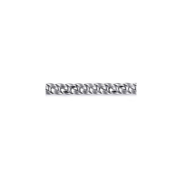 Gabriel Sterling Silver Cuban Link Chain Bracelet