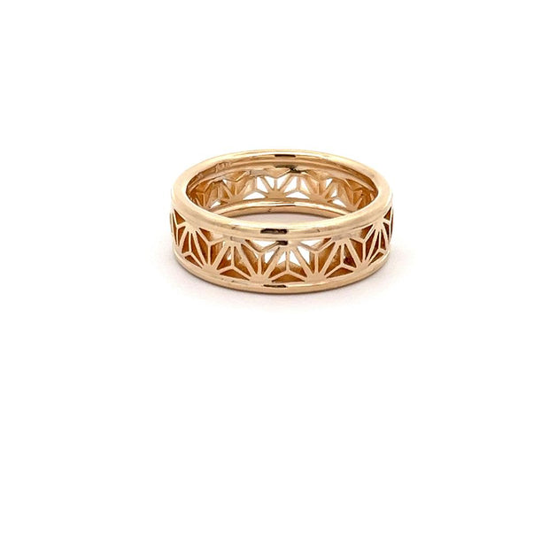Plateau Jewelers Kumiko Wedding Band in 14k Yellow Gold