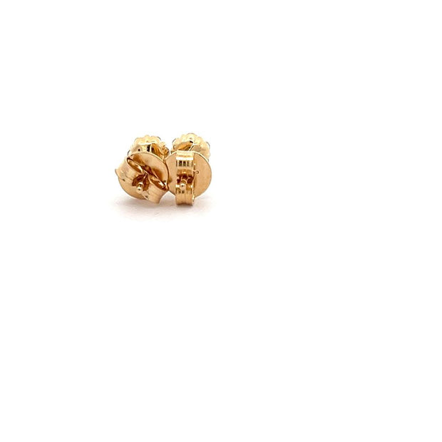 Diamond Cluster Stud Earrings in 18k Yellow Gold. .30 ct.