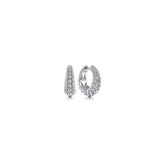 Gabriel Classic Hoop Earrings Sterling Silver