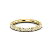 Vlora Geometrical Stacking Band in 14k Yellow Gold