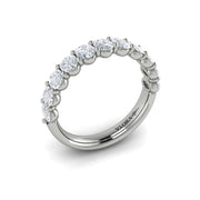 Vlora Diamond Band with Oval Diamonds in 14k white gold