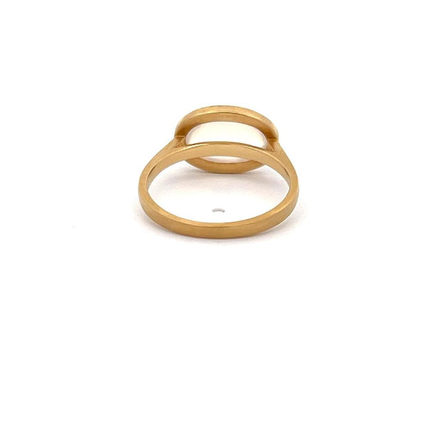 Kimberly Collins Moonstone Ring in 18k Yellow Gold