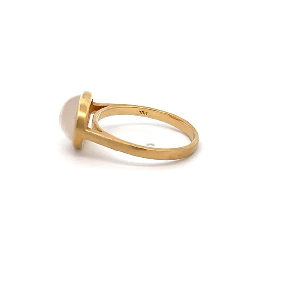 Kimberly Collins Moonstone Ring in 18k Yellow Gold