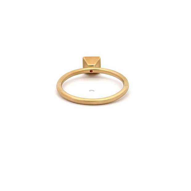 Kimberly Collins Rhodolite Garnet Ring in 18k Yellow Gold