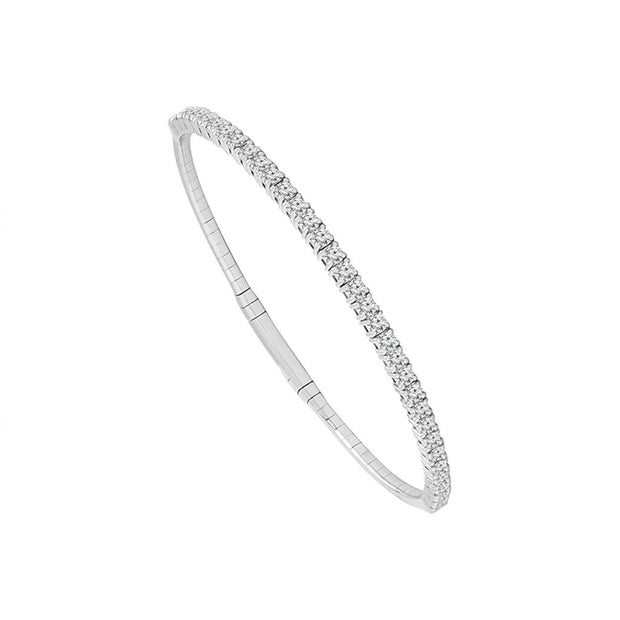 14K White Gold Diamond Bracelet with 2.00cts.
