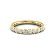 Vlora Bridal Stackable Band featuring 0.39 total carats of accent diamonds
