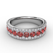 Fana Ruby and Diamond Ring