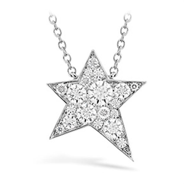 Hearts On Fire Illa Cosmic Diamond Necklace in 18K White Gold with 0.54ctw