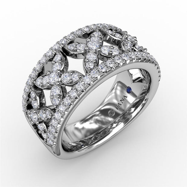 FANA Diamond Ring With 0.83Cts Of Round Diamonds