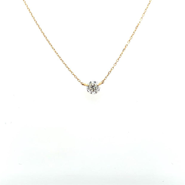 Unison Diamond Necklace in 18k Yellow Gold. .30 ct.