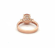 Morganite and Diamond Ring by Plateau Jewelers