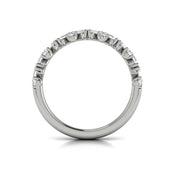 Vlora Bridal Stackable Band featuring 0.67 total carats of accent diamonds
