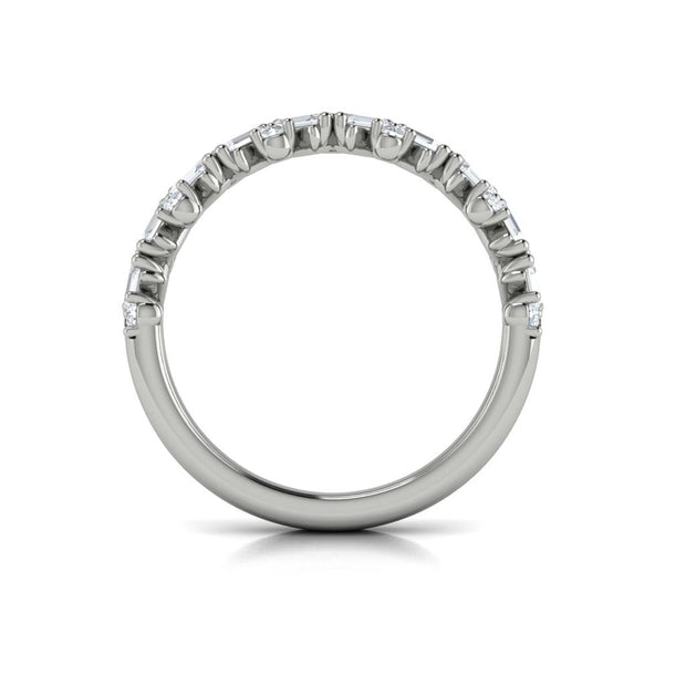 Vlora Bridal Stackable Band featuring 0.67 total carats of accent diamonds