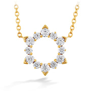 0.5 ctw. Aerial Eclipse Pendant in 18K Yellow Gold