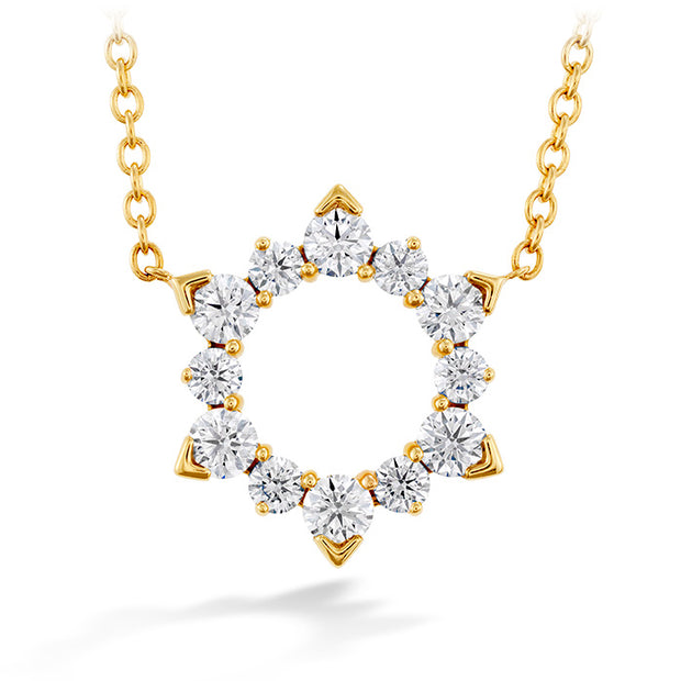 0.5 ctw. Aerial Eclipse Pendant in 18K Yellow Gold