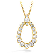 0.85 ctw. Aerial Regal Teardrop Pendant in 18K Yellow Gold