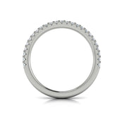 Vlora Bridal Stackable Band featuring 0.42 total carats of accent diamonds