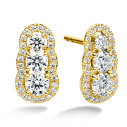 1.27 ctw. Aurora  Earrings in 18K Yellow Gold