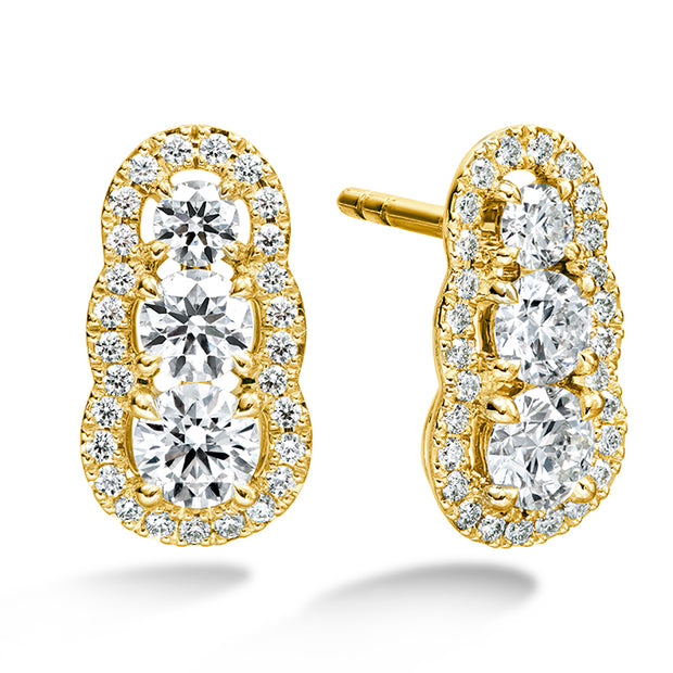 1.27 ctw. Aurora  Earrings in 18K Yellow Gold