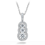 0.77 ctw. Aurora Pendant - Small in 18K White Gold