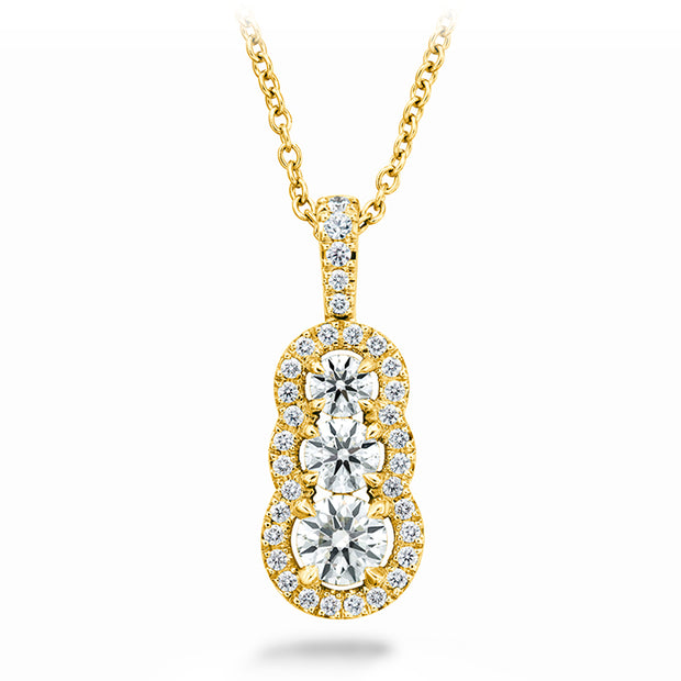 0.77 ctw. Aurora Pendant - Small in 18K Yellow Gold