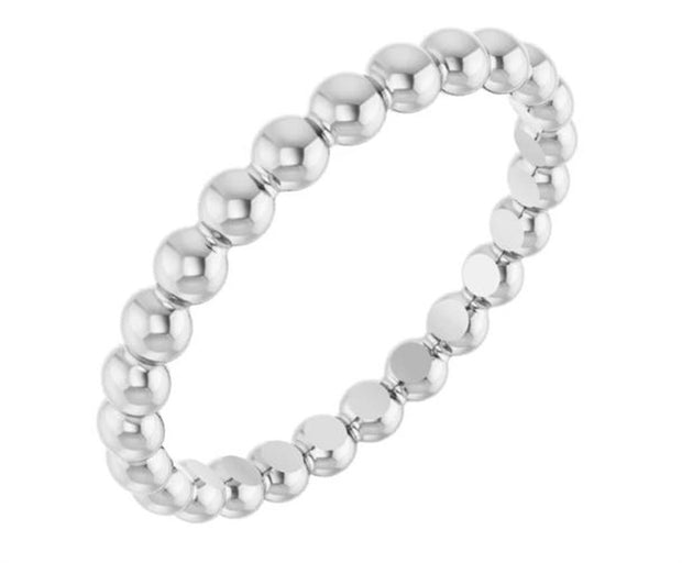Stuller 14k White Gold Stackable Ring