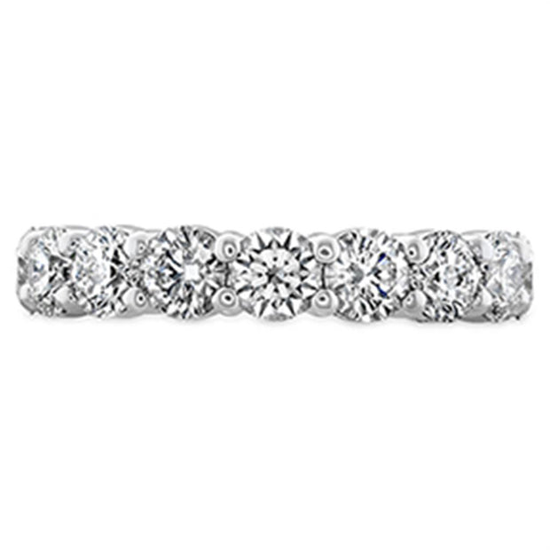 Hearts On Fire Signature 9-Stone Diamond Band in 18K White Gold with 1.04cts.
