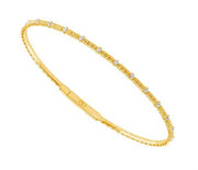 IDD Diamond Bangle Bracelet in 14k White Gold. 0.20ctw