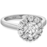 0.2 ctw. Beloved Open Gallery Engagement Ring in 18K White Gold