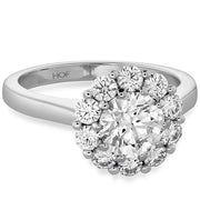 0.2 ctw. Beloved Open Gallery Engagement Ring in 18K White Gold