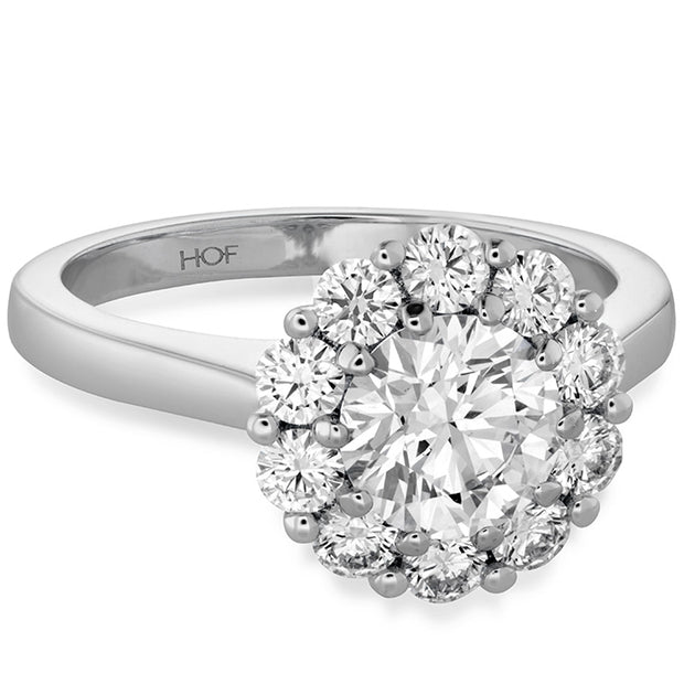 0.2 ctw. Beloved Open Gallery Engagement Ring in 18K White Gold