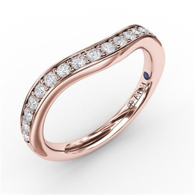 Fana Bead And Channel Set Contour Diamond