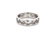Plateau Jewelers Kumiko Wedding Band in 14k White Gold